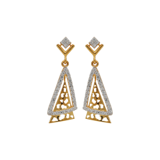 STYLISH TRIANGLE DROP EARRINGS